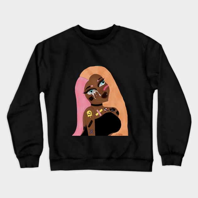 Bandage Baddie Crewneck Sweatshirt by mmart